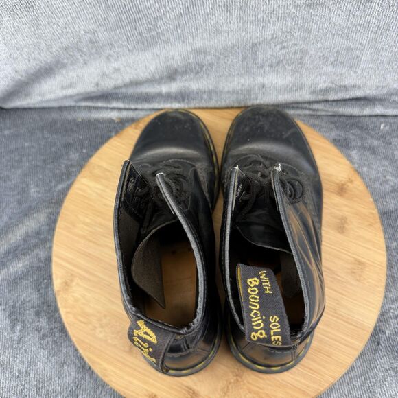 Dr. Martens 1460 Boots Mens Size 6 Black Leather Combat Lace Up Made In England main image 5